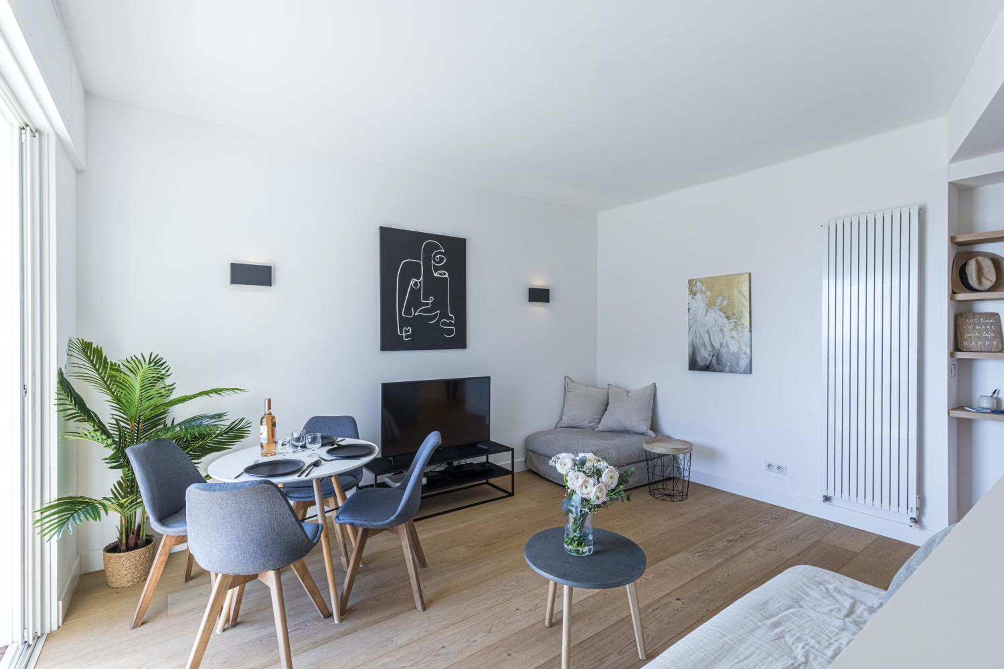 Apartment Franck Pilatte - Parking, Wifi, Ac, 3pers Nice